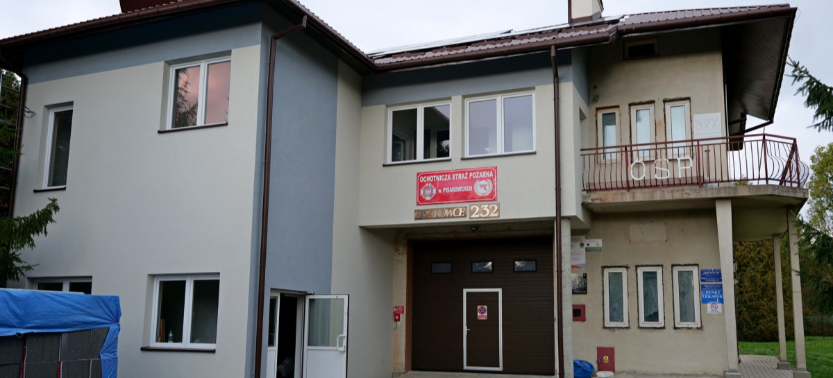 Termomodernizacja budynku Ośrodka Zdrowia i remizy OSP w Pisarowcach [ZDJĘCIA]