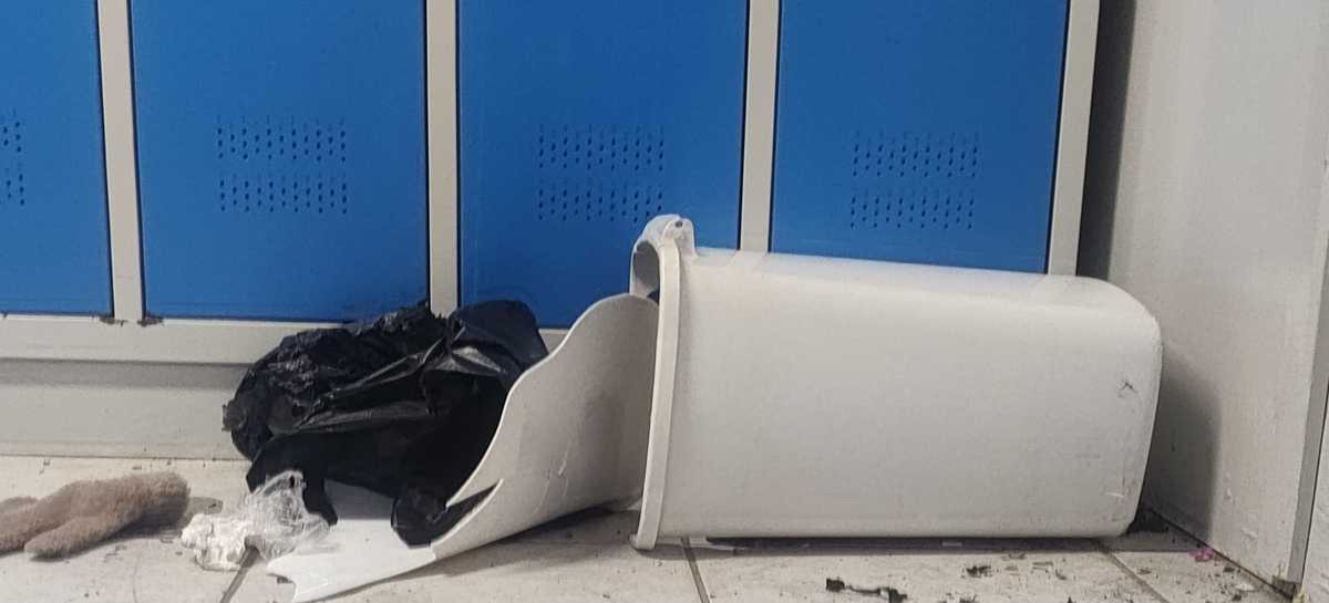 USTRZYKI DOLNE. Wybuch w szkole. Chciał zażartować, skończy w sądzie