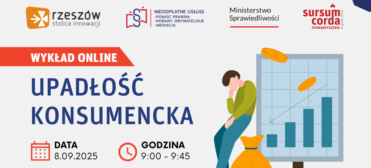 Wykład online „Upadłość konsumencka”