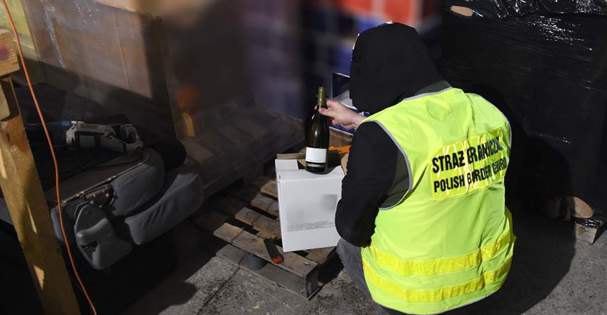 Nielegalne papierosy, alkohol i części ze skradzionych aut