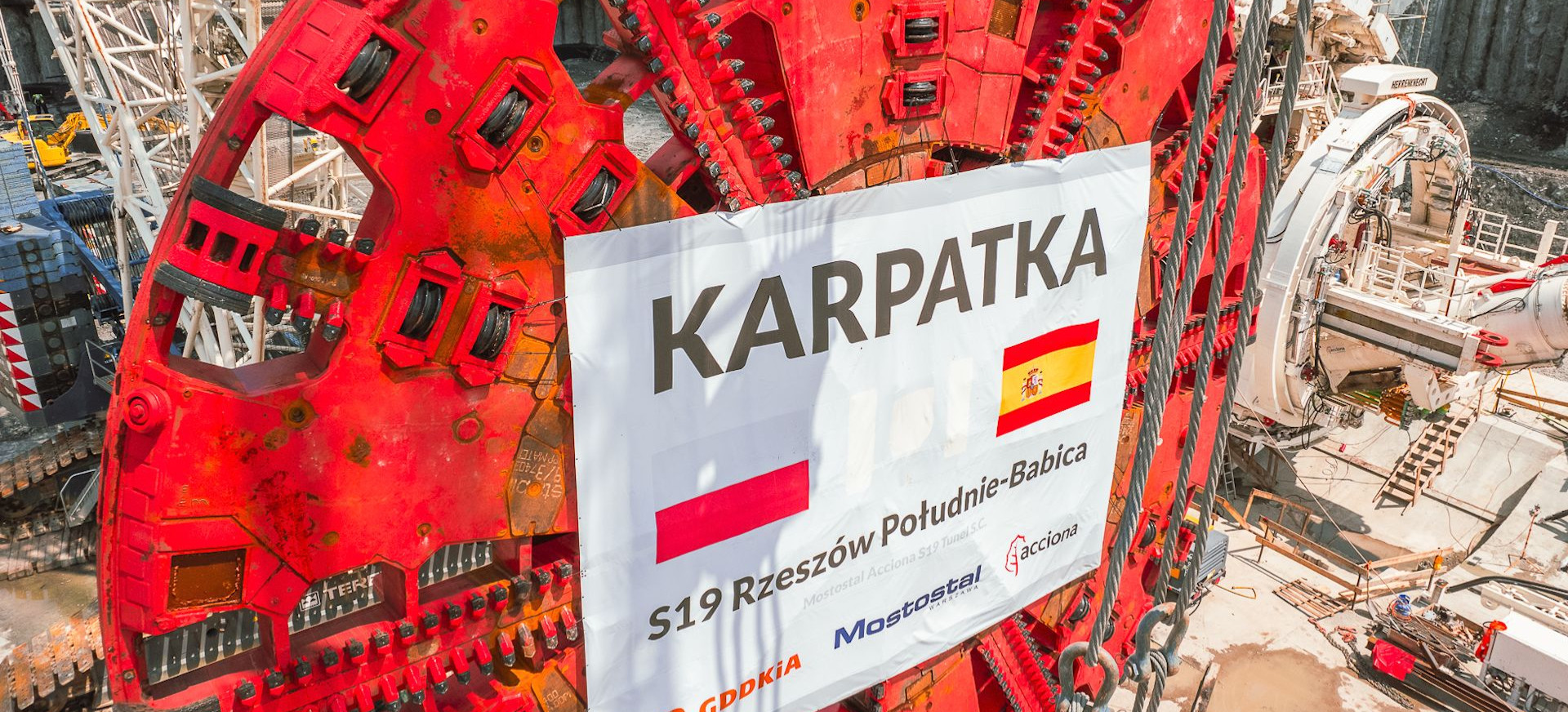 Zakończenie drążenia pierwszej nitki tunelu S19 Rzeszów Południe-Babica. NA ŻYWO