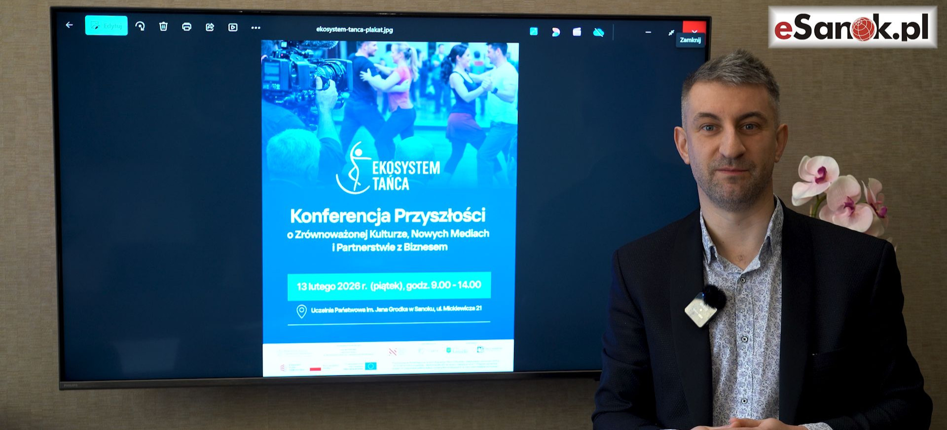 Taniec, technologia i przyszłość kultury. Sanok miejscem ogólnopolskiej konferencji z udziałem gwiazd telewizji! [VIDEO]