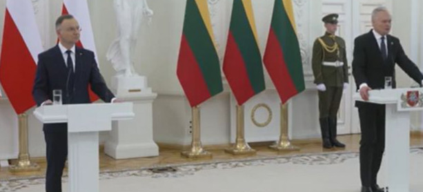 Wilno | Spotkanie Prezydentów Polski i Litwy z przedstawicielami mediów (VIDEO)