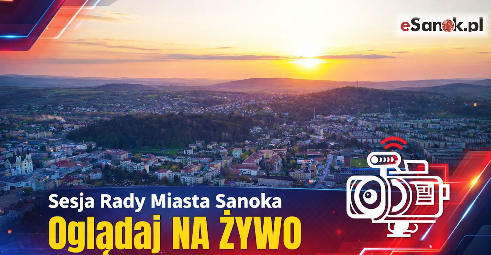 SANOK: Sesja Rady Miasta Sanoka. OGLĄDAJ NA ŻYWO