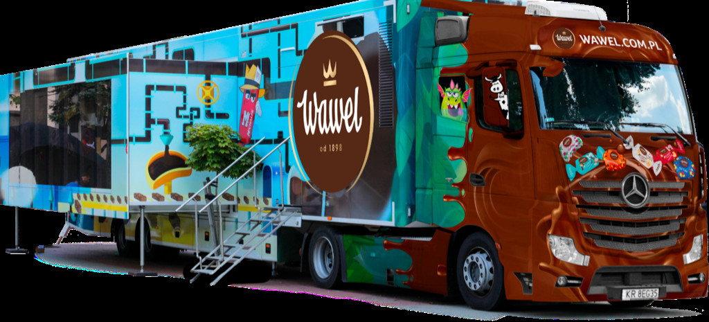 Wawel Truck, interaktywna ciężarówka pełna słodyczy odwiedzi Przemyśl