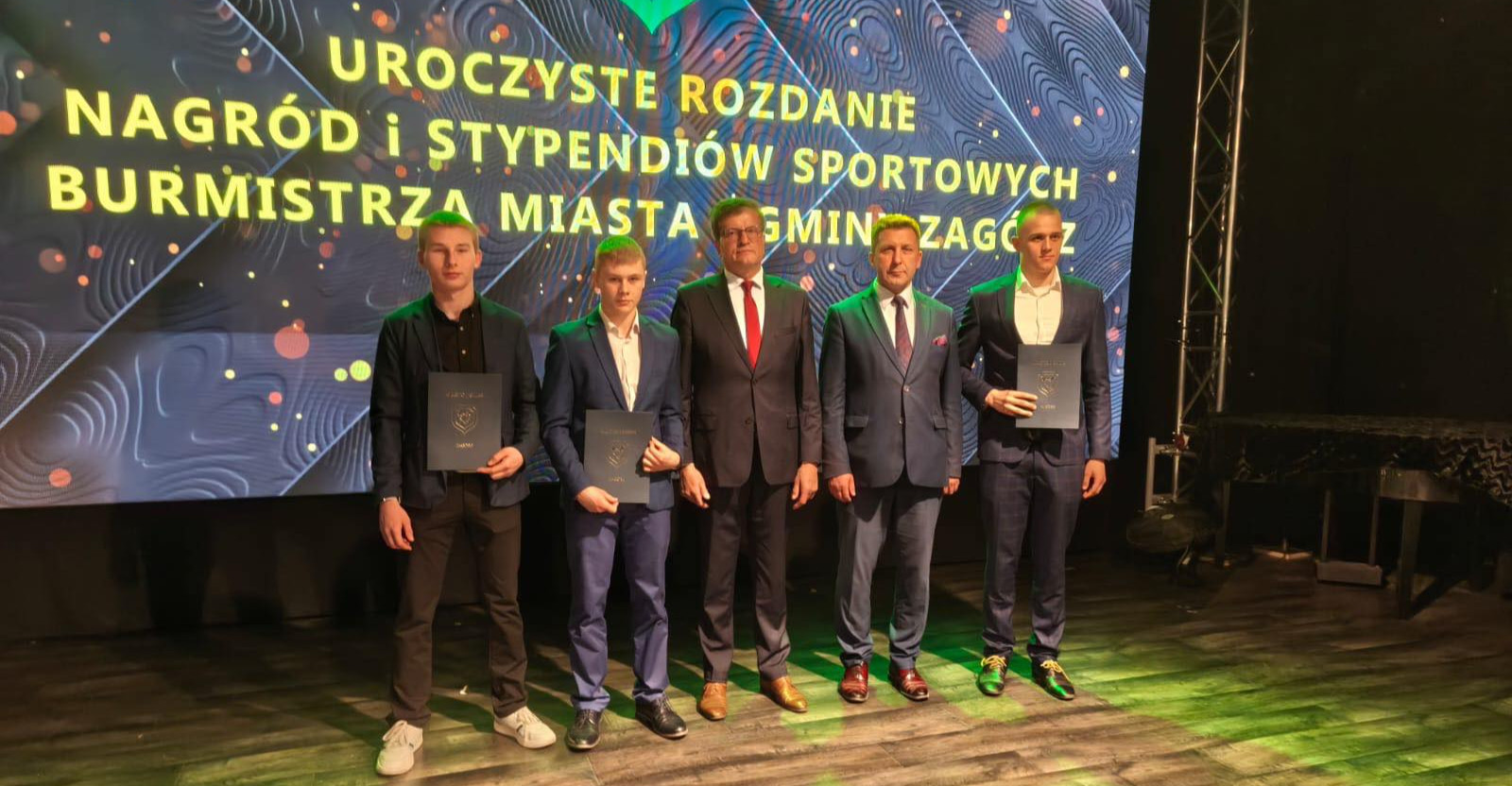 Zawodnicy TEXOM Samuraj Sanok nagrodzeni przez Burmistrza Zagórza