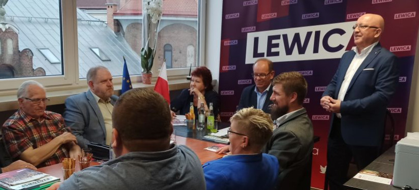 Otwarcie biura powiatowego Lewicy w Brzozowie