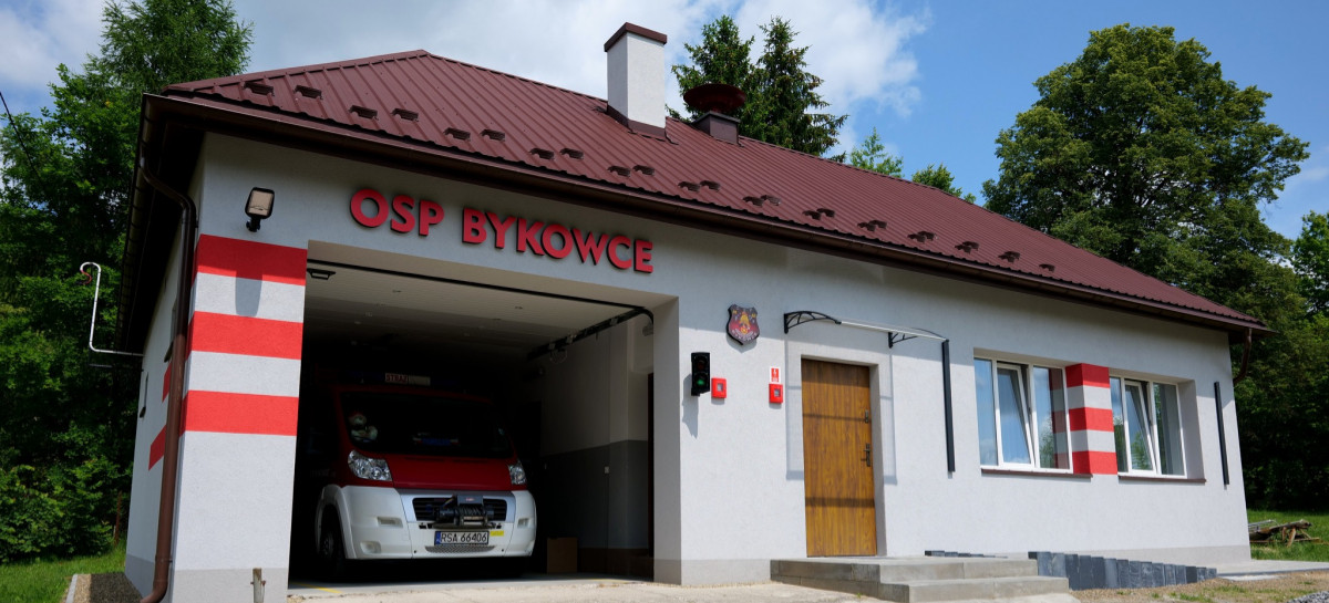 Zakończono termomodernizację budynku OSP w Bykowcach