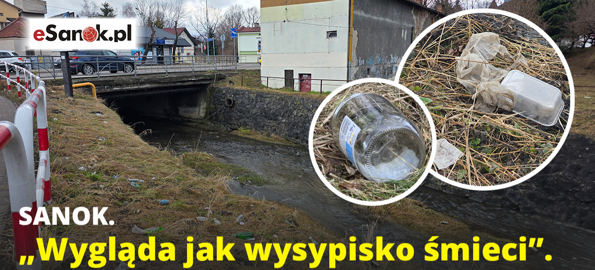 SANOK. Czy ktoś w końcu posprząta teren przy ul. Jagiellońskiej? [VIDEO, ZDJĘCIA]