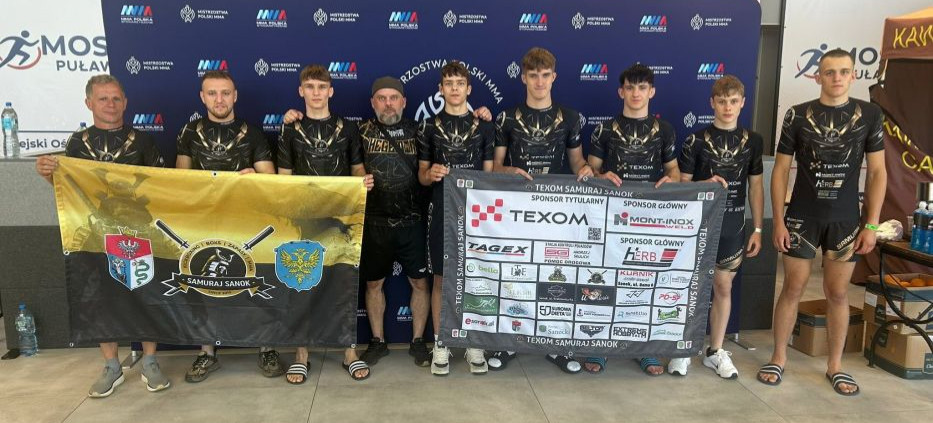Texom Samuraj Sanok z medalem Mistrzostw Polski MMA! Łukasz Horodejczuk na podium w Puławach