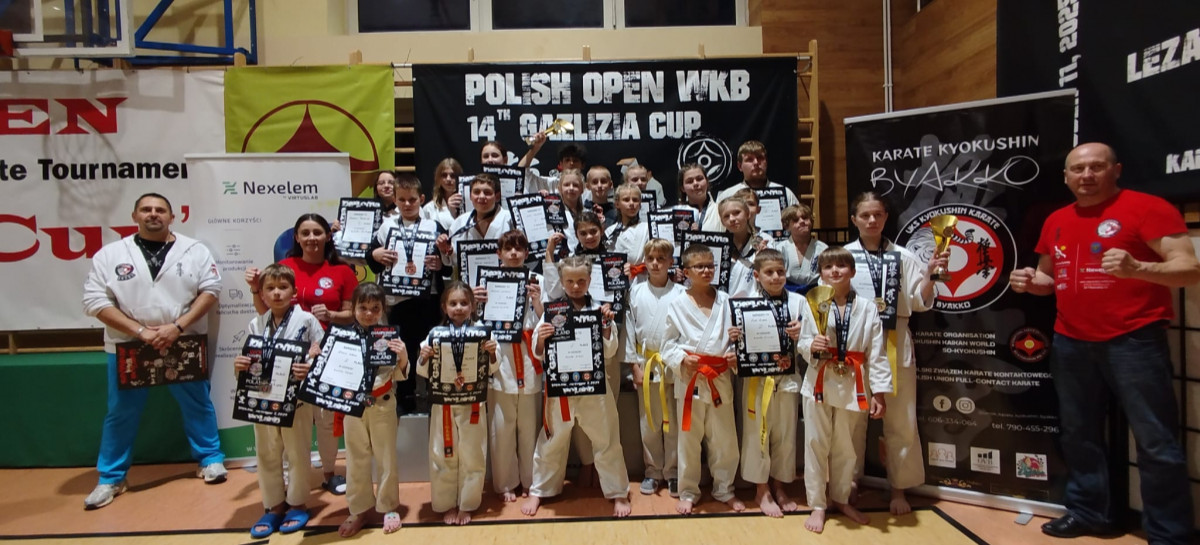 Karate Kyokushin Byakko na turnieju Galizja Cup 2025 w Leżajsku [ZDJĘCIA]