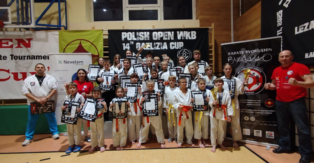 Karate Kyokushin Byakko na turnieju Galizja Cup 2025 w Leżajsku [ZDJĘCIA]