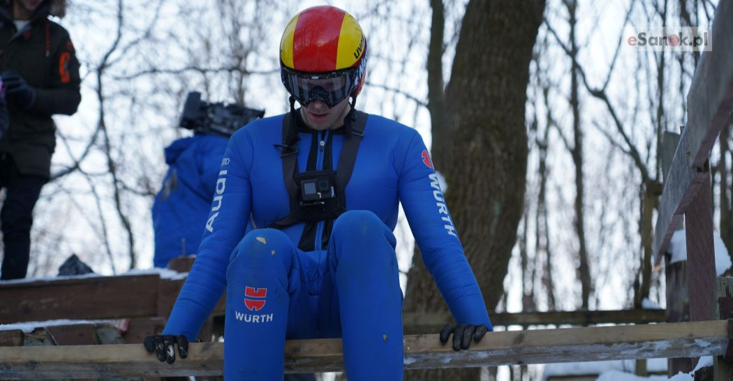 Trening skoczków w Strachocinie. Widowiskowe próby pod Sanokiem [VIDEO, ZDJĘCIA]