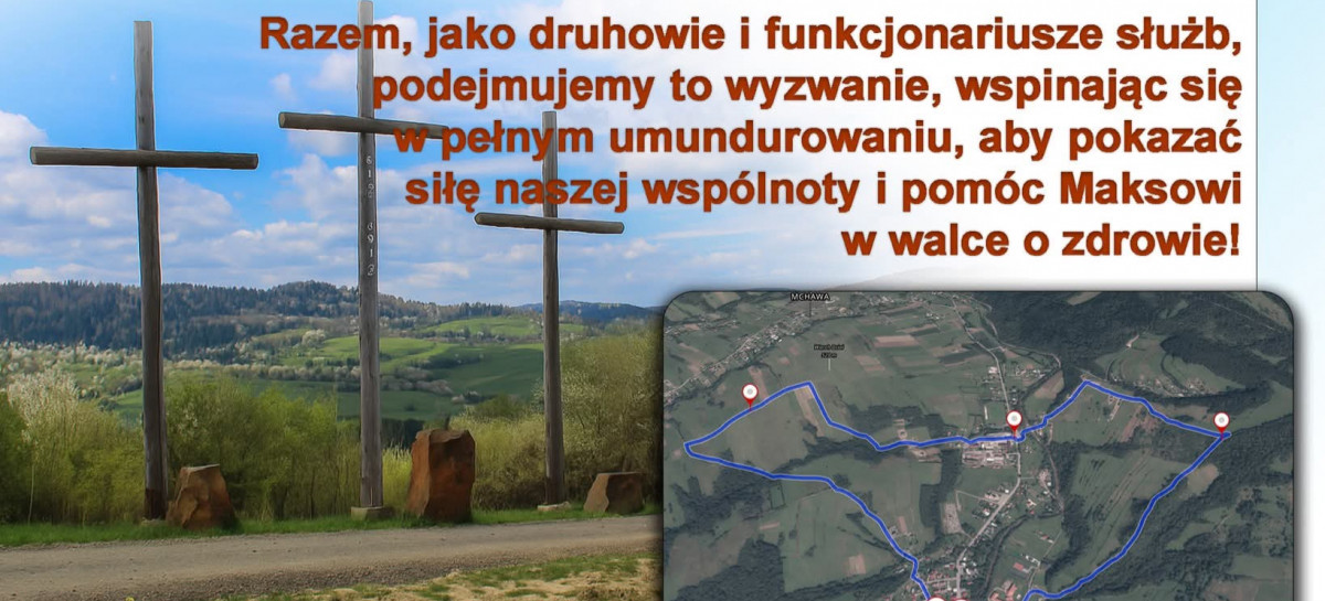 Trzy Krzyże, Jedno Serce – marsz i piknik charytatywny w Baligrodzie dla Maksa Tockiego