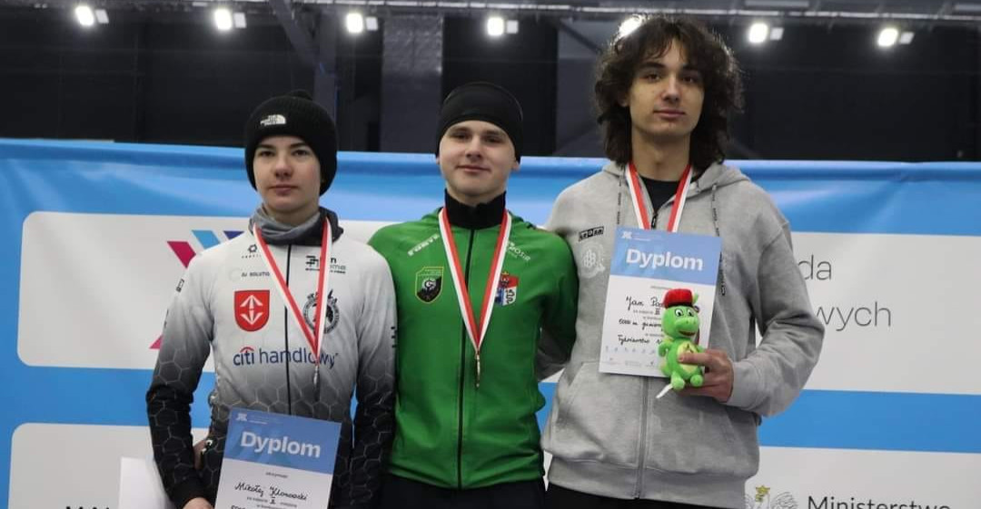 Sukces sanockich łyżwiarzy na Ogólnopolskiej Olimpiadzie Młodzieży w Sportach Zimowych (ZDJĘCIA)