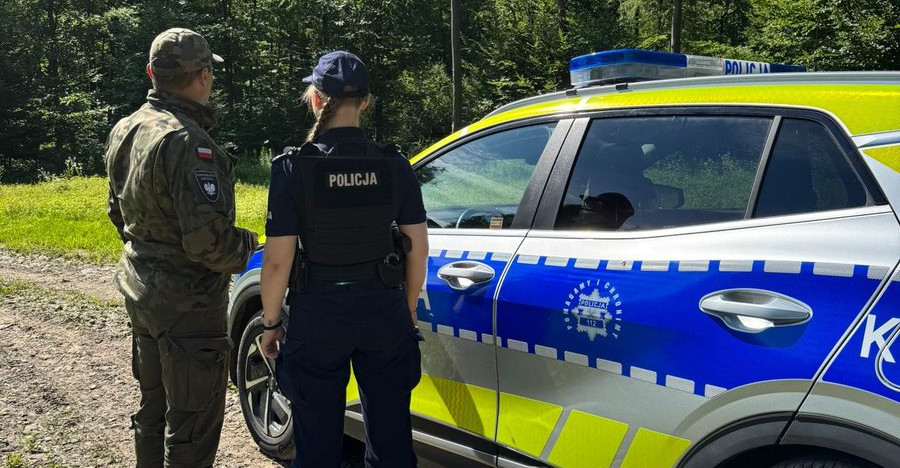 Policjanci patrolowali wspólnie ze Strażą Łowiecką