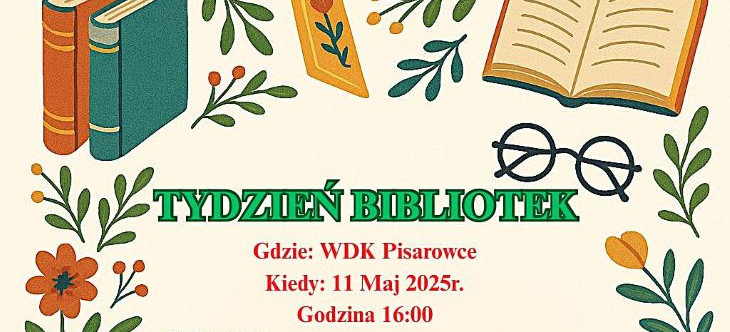 Tydzień Bibliotek w Pisarowcach – atrakcje dla dzieci