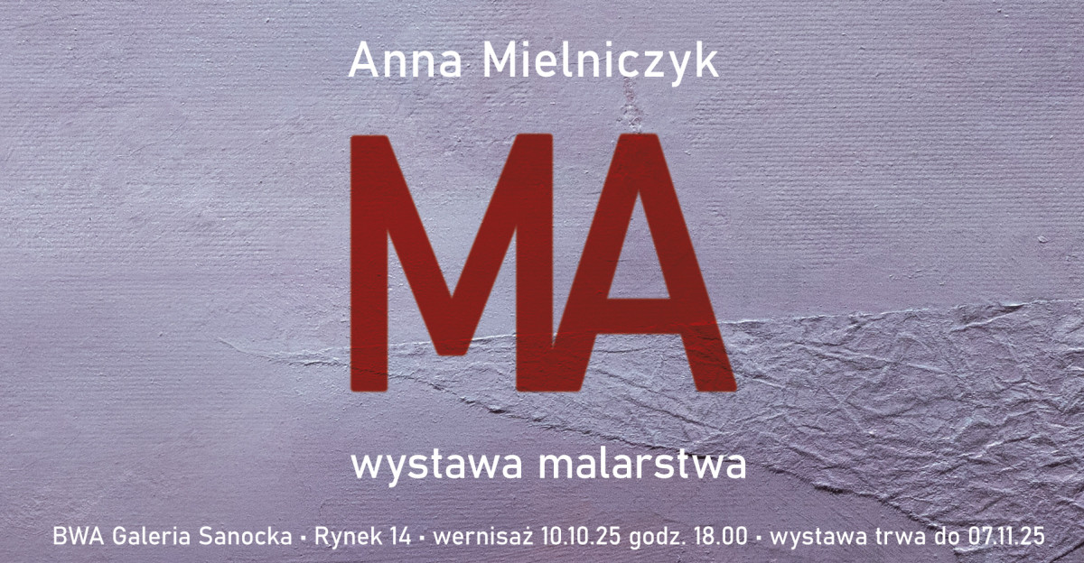 SANOK. Wernisaż wystawy Anny Mielniczyk