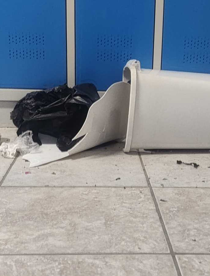 USTRZYKI DOLNE. Wybuch w szkole. Chciał zażartować, skończy w sądzie