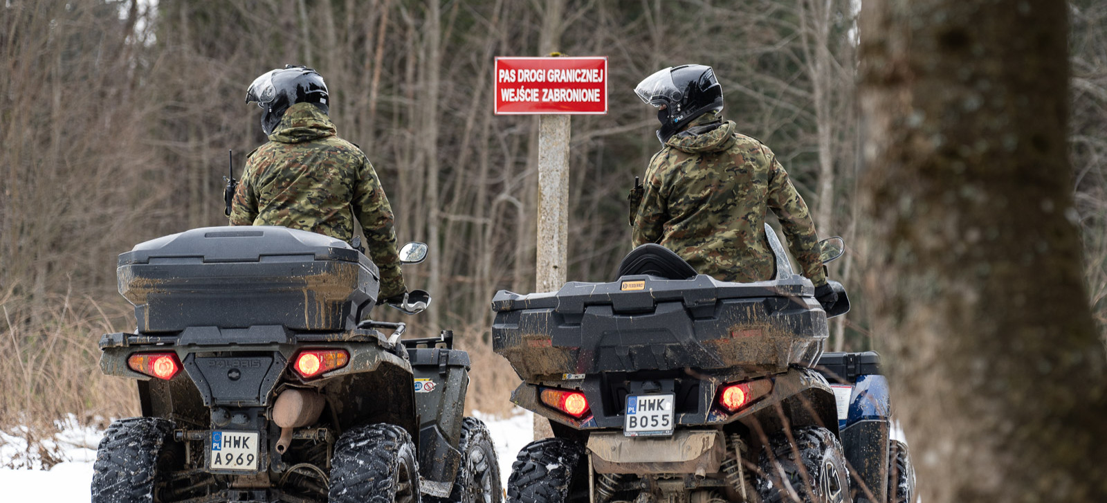 Nielegalne przekroczenie granicy w Bieszczadach. Straż Graniczna zatrzymała dwóch obywateli Ukrainy