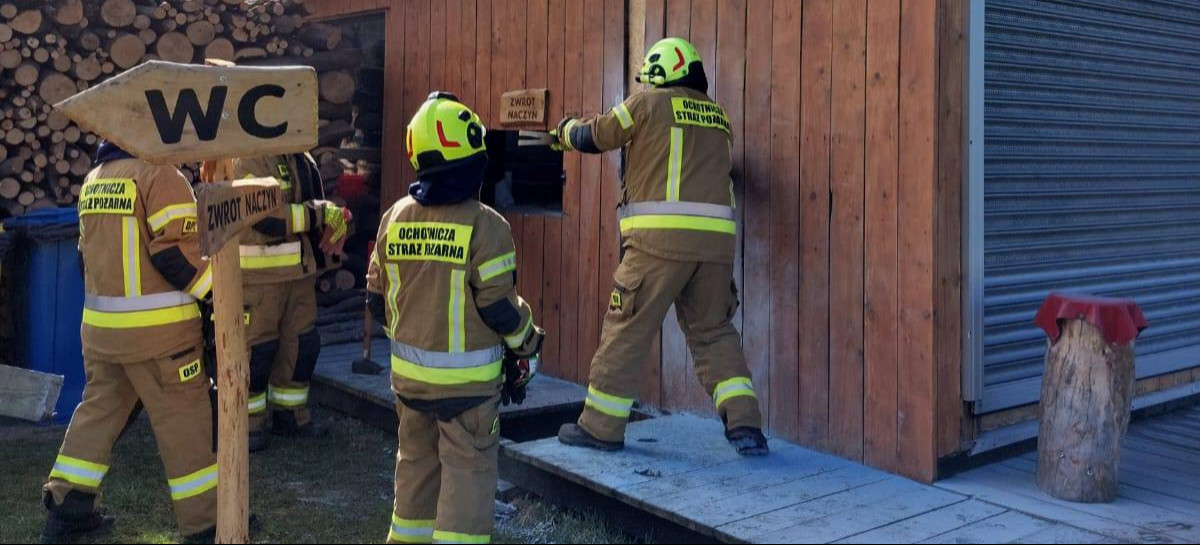Pożar w radoszyckim „Na Wypale”. Szybka reakcja uratowała kultowe miejsce [ZDJĘCIA]