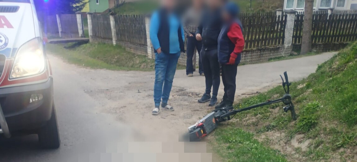 PODKARPACIE: Kierował hulajnogą elektryczną mając ponad 1,5 promila