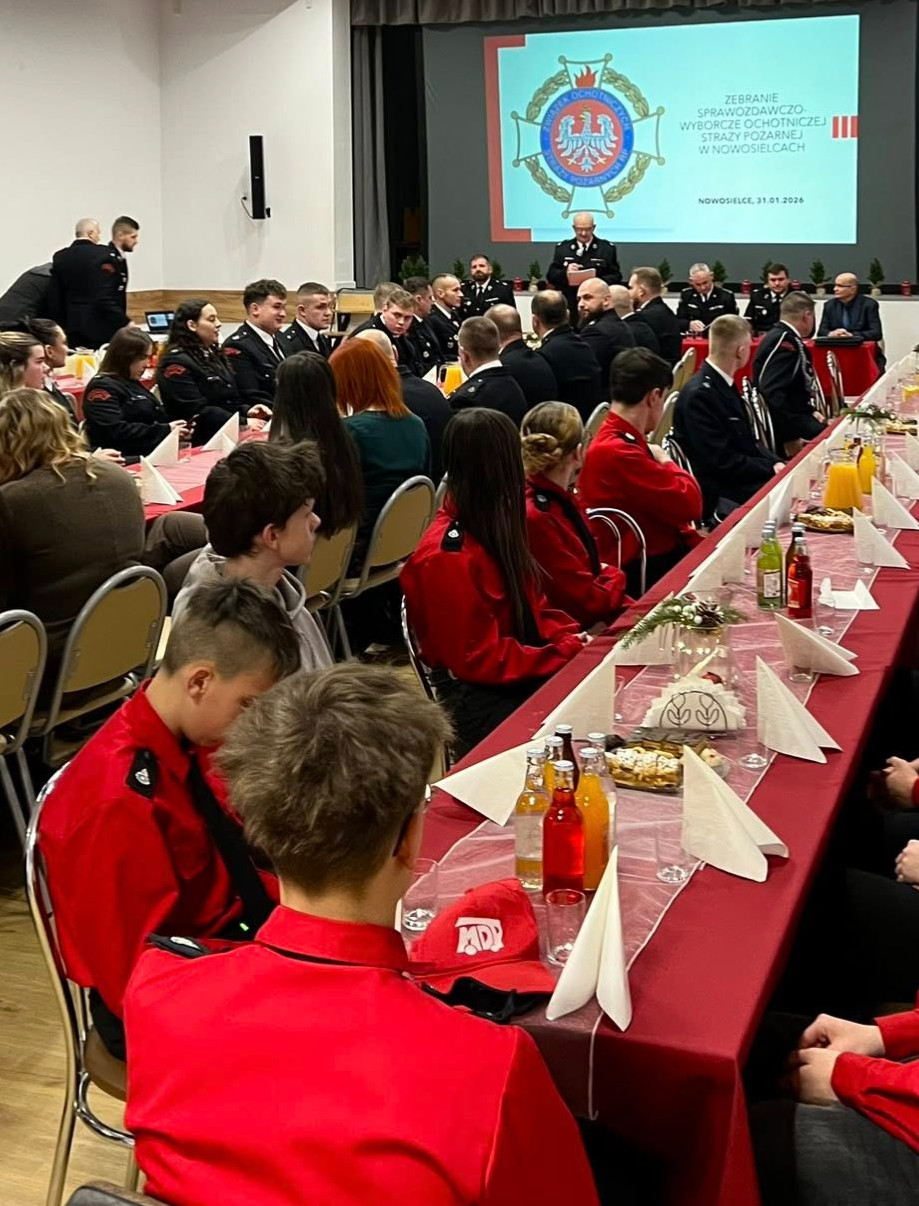 Nowe władze OSP Nowosielce wybrane. Podsumowanie roku i podziękowania dla zasłużonych druhów [ZDJĘCIA]