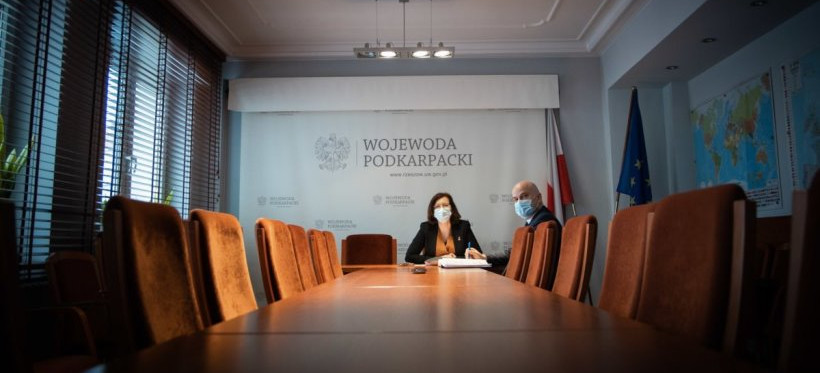 Atak zimy. Zebranie Wojewódzkiego Zespołu Zarządzania Kryzysowego (FOTO)