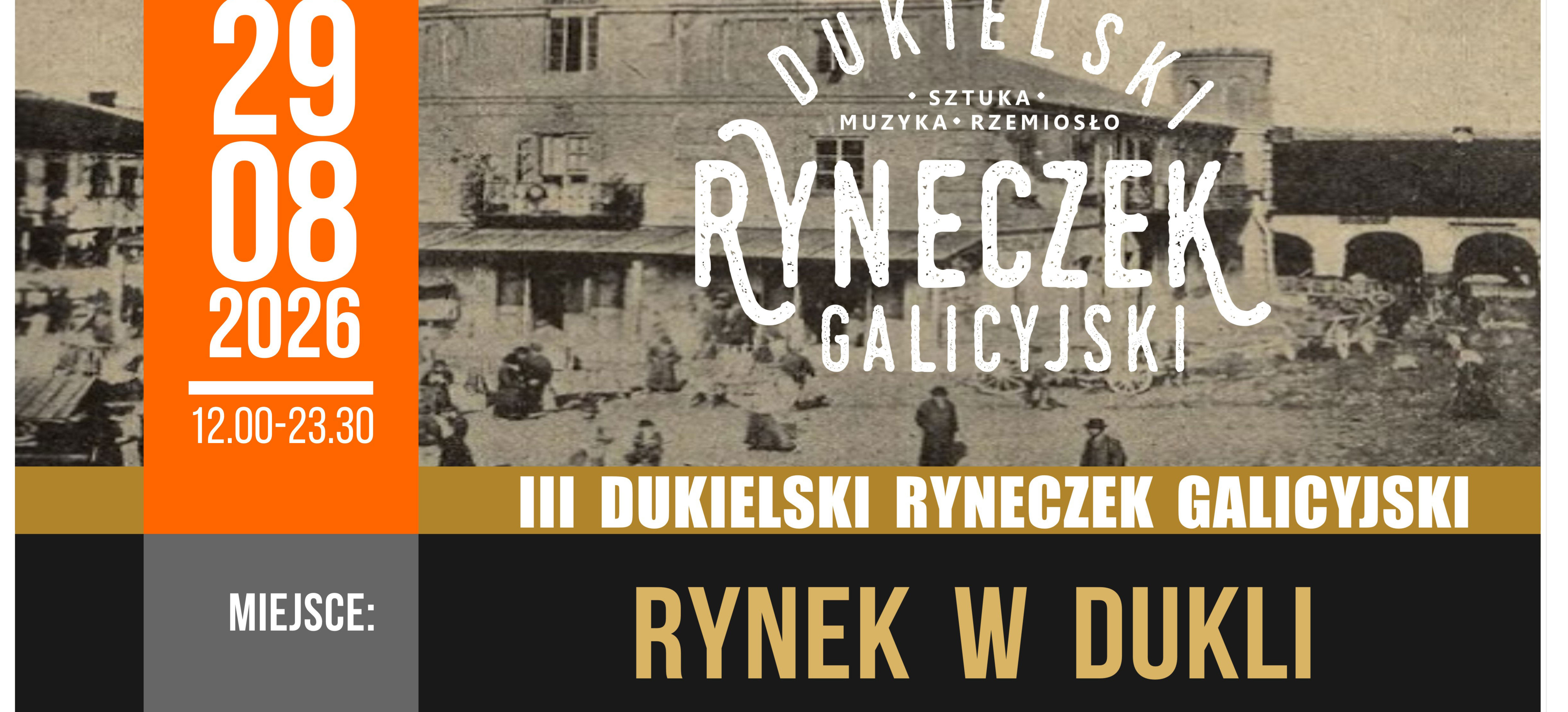 Dukla przeniesie się w czasy Galicji. Już jutro III Dukielski Ryneczek Galicyjski