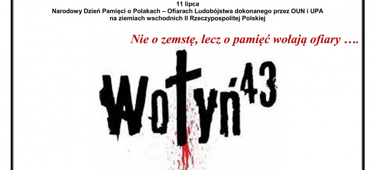 82. rocznica Rzezi Wołyńskiej. Uroczystości w Sanoku