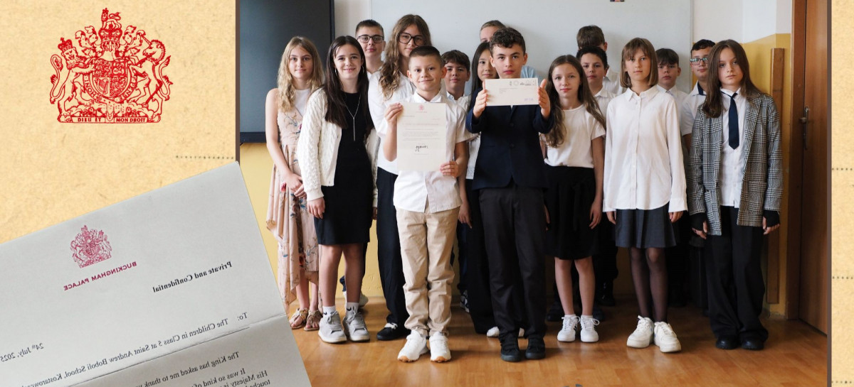 Szkoła w Kostarowcach otrzymała list od Króla Karola III [ZDJĘCIA]