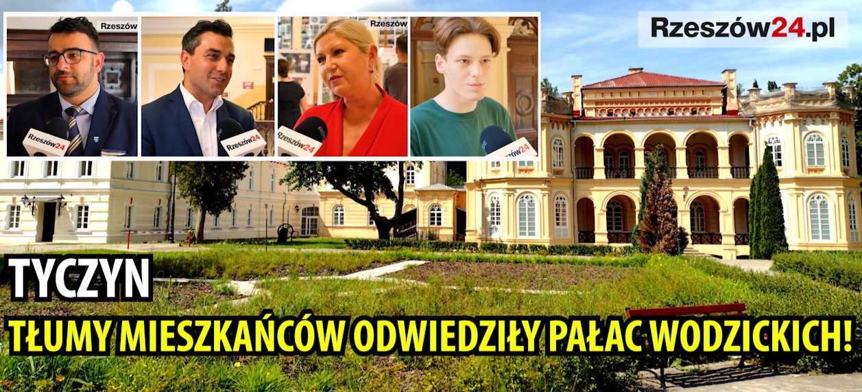 TYCZYN. Ogromne zainteresowanie mieszkańców Pałacem Wodzickich (VIDEO, ZDJĘCIA)