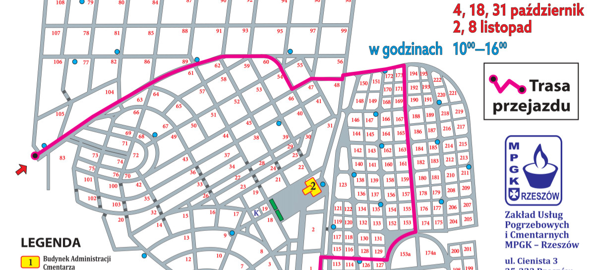 Bezpłatny transport po Cmentarzu Wilkowyja