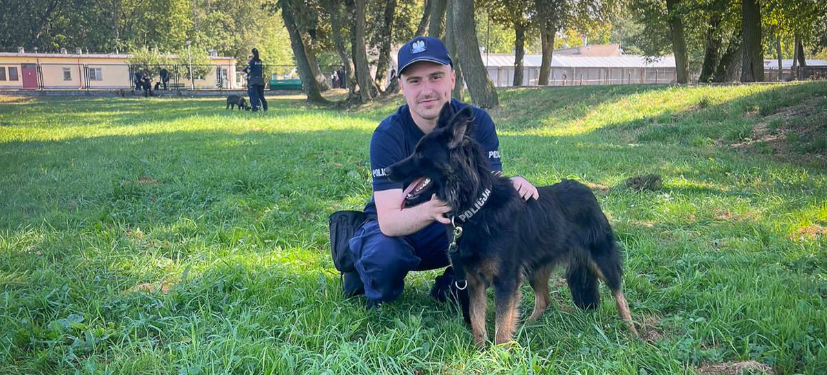 Trzy nowe psy zasiliły szeregi formacji Policji i rozpoczęły szkolenie