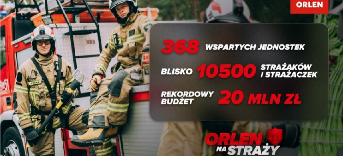 Trzy jednostki OSP z Gminy Sanok beneficjentami programu „ORLEN na straży”