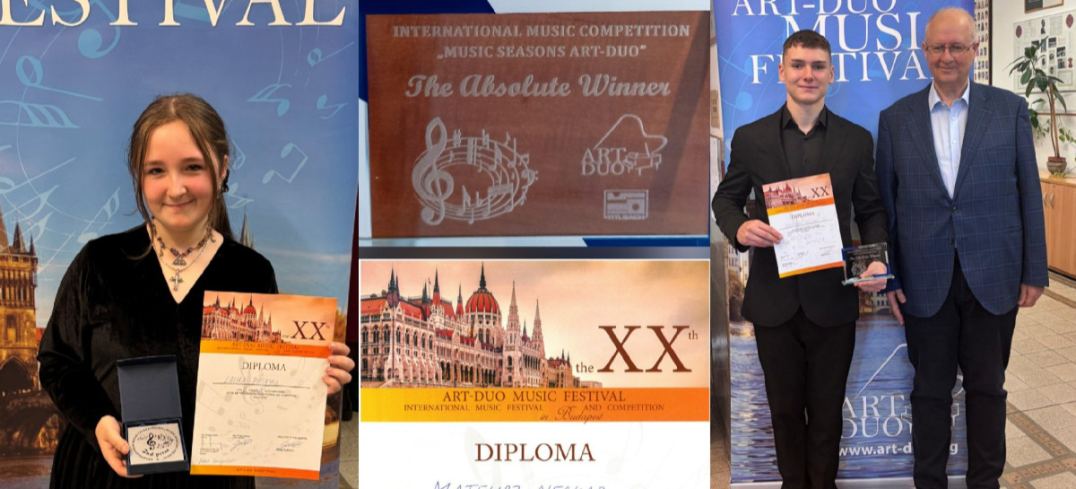 Sanoccy akordeoniści i pianiści z sukcesami na międzynarodowym festiwalu w Budapeszcie