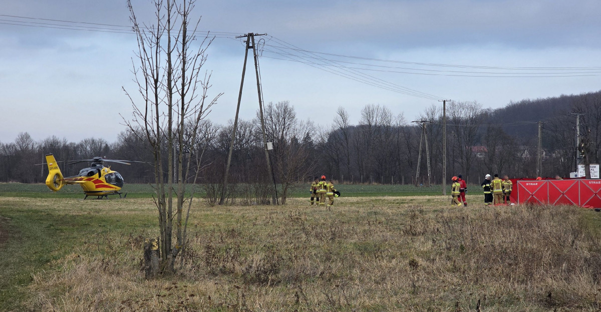 Tragiczny wypadek w Odrzechowej. Nie żyje 48-letni motocyklista