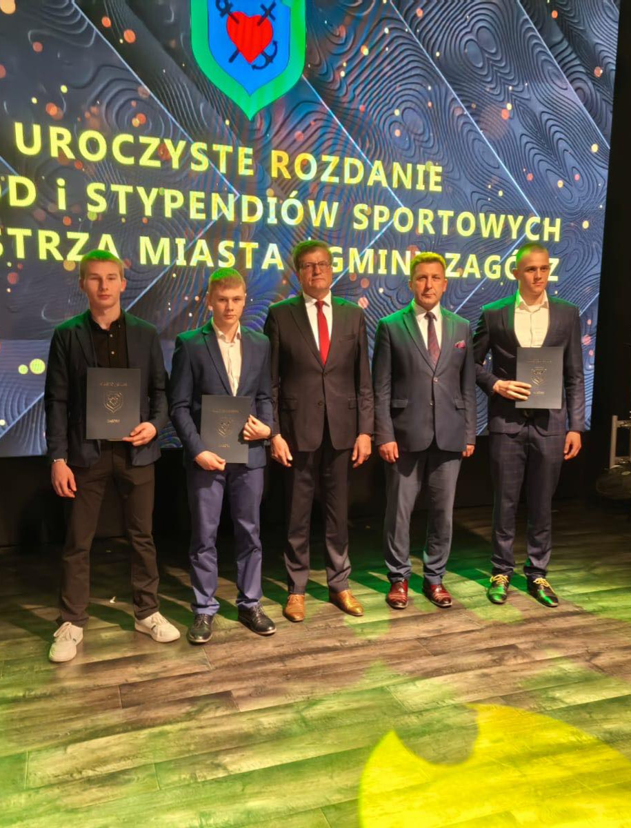 Zawodnicy TEXOM Samuraj Sanok nagrodzeni przez Burmistrza Zagórza