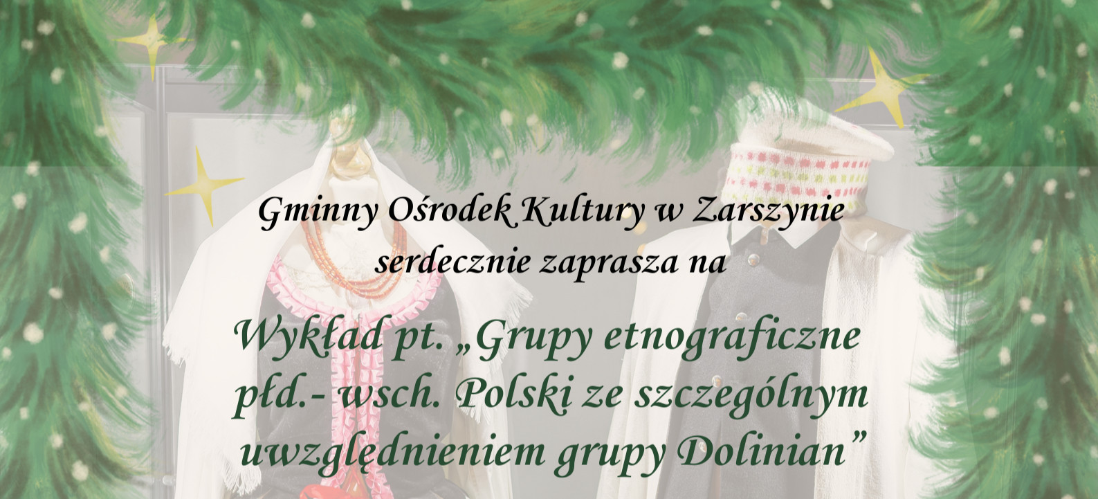 Wyjątkowy wykład o kulturze Dolinian w Nowosielcach. Finał projektu „Przeszłość w sercu, przyszłość w dłoniach”