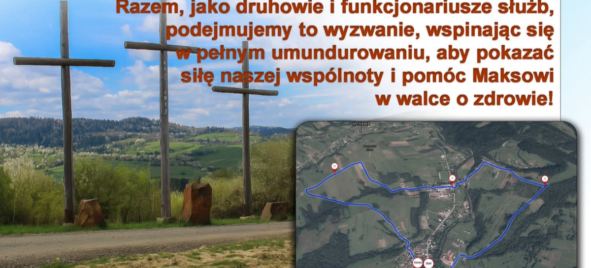 Trzy Krzyże, Jedno Serce – marsz i piknik charytatywny w Baligrodzie dla Maksa Tockiego
