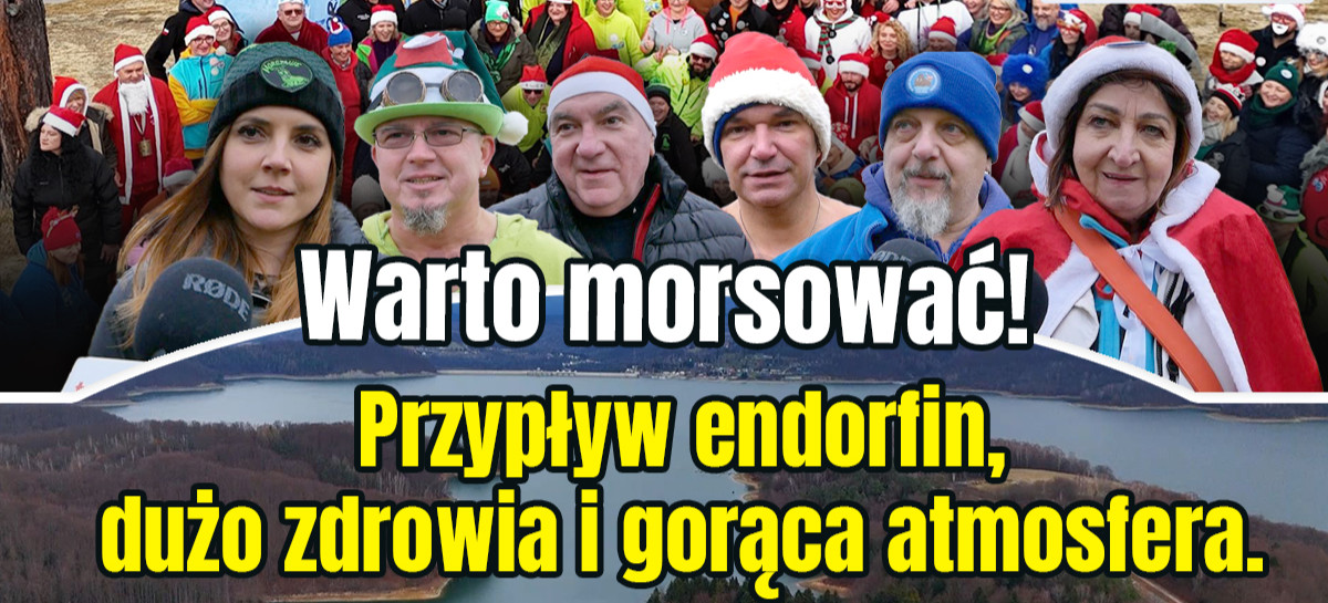 Przypływ endorfin, dużo zdrowia i gorąca atmosfera. Dlatego warto morsować! (VIDEO)