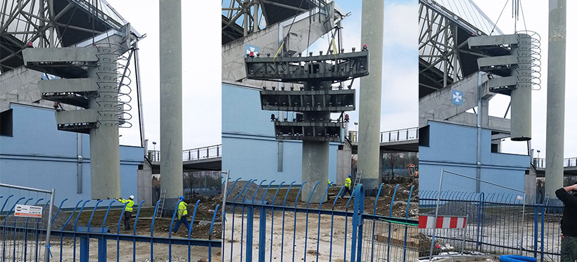 Fragment jednego z jupiterów pozostanie na Stadionie Miejskim w Rzeszowie!