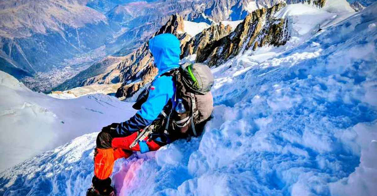 Żołnierz 20. Brygady Obrony Terytorialnej zdobył najwyższy szczyt Alp