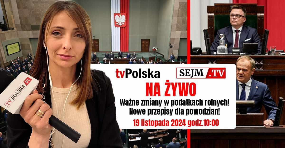 Sejm NA ŻYWO: Zmiany w podatkach. Nowe przepisy (VIDEO)