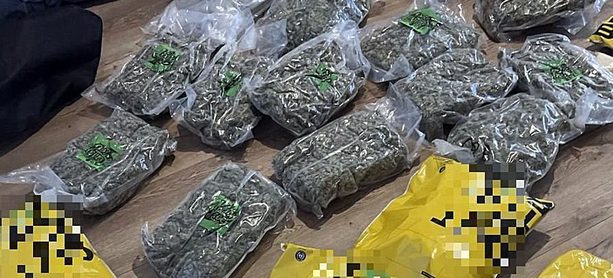 Kielczanin posiadał 70 kilogramów narkotyków o wartości trzech milionów złotych
