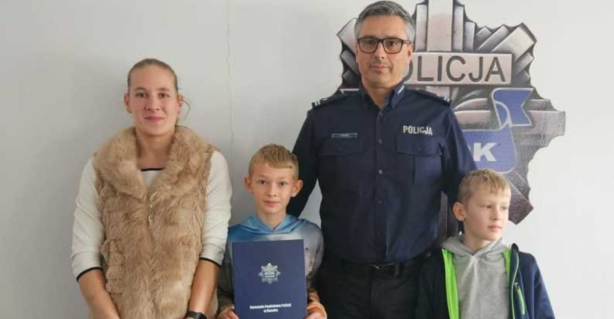Wzorowa postawa 11-latka podczas wypadku w Rzepedzi
