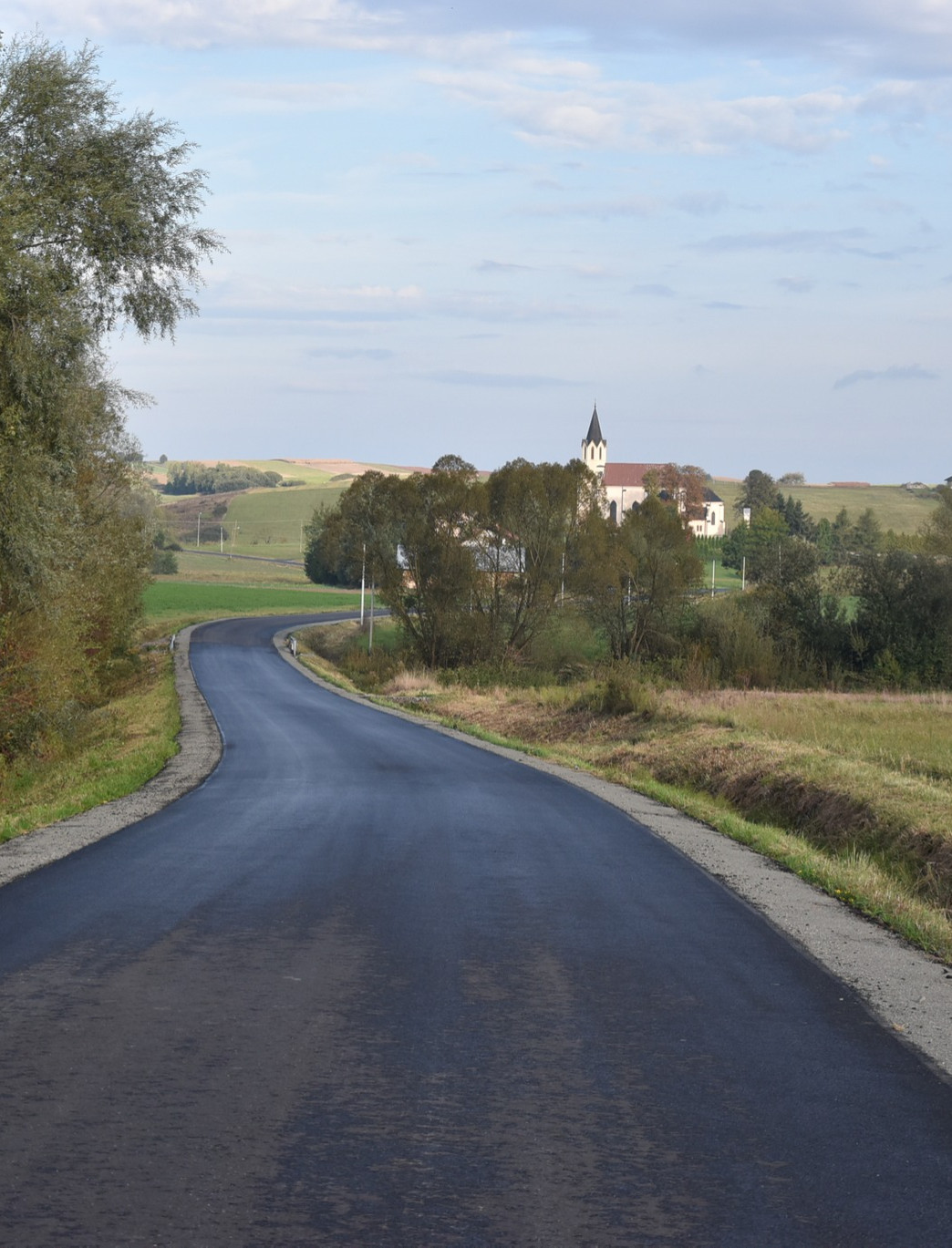 Powiatowa droga Pobiedno – Dudyńce już po remoncie (ZDJĘCIA)