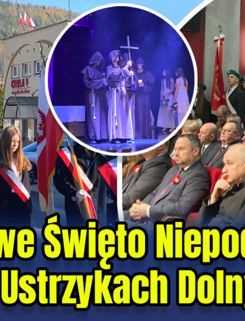 Narodowe Święto Niepodległości w Ustrzykach Dolnych (VIDEO)