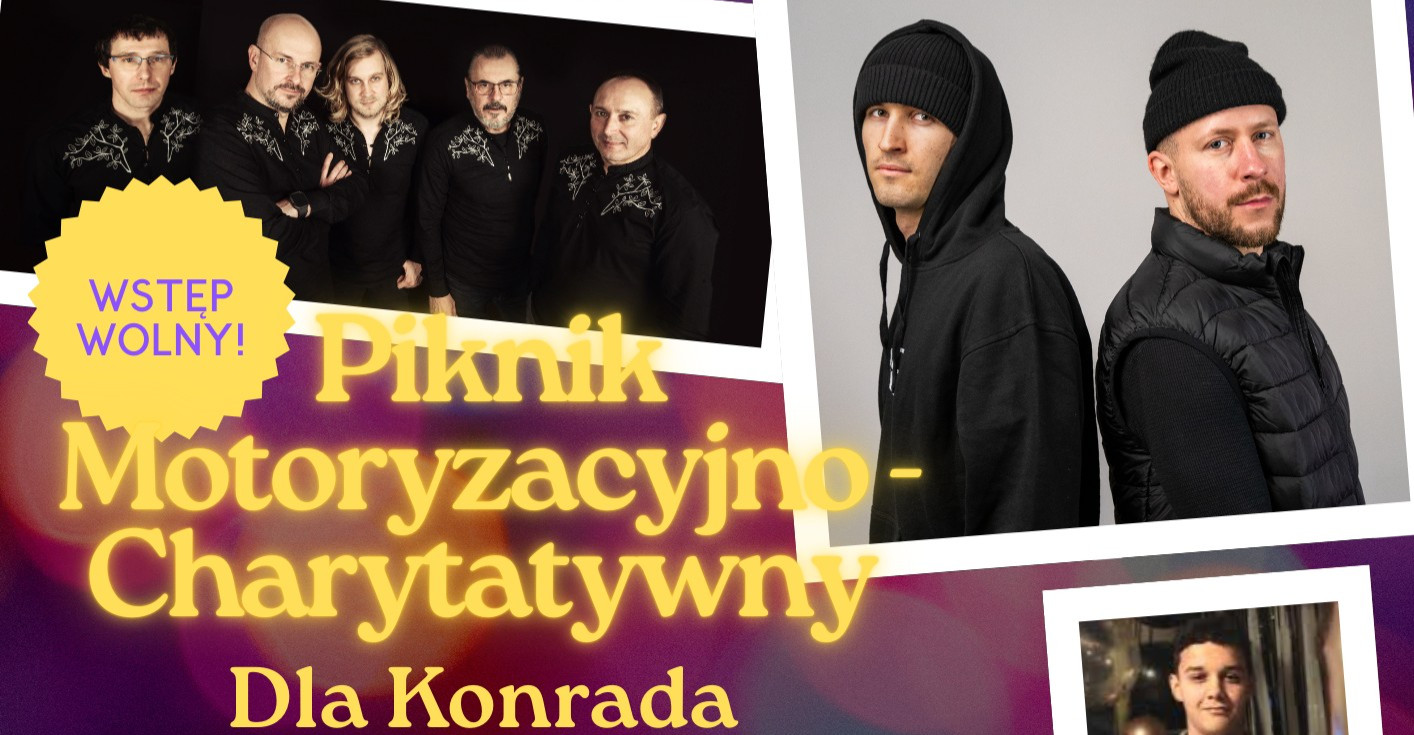 Piknik Motoryzacyjno-Charytatywny dla Konrada już 24 maja w Sanoku!
