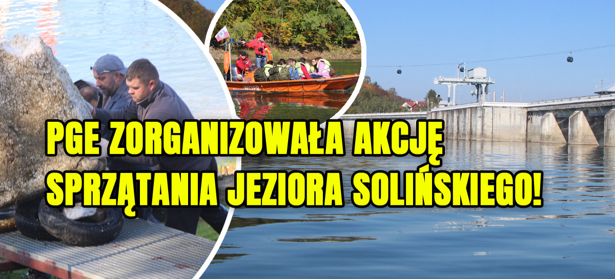 Wielka akcja sprzątania Jeziora Solińskiego! (VIDEO, ZDJĘCIA)